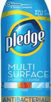 pledge Multi-surface Spray Antibacterial Wood Polish, Citrus, 9.7 Ounce (Pack of 6)