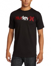 Hurley Men's One and Ony Country Flag Short Sleeve Tee