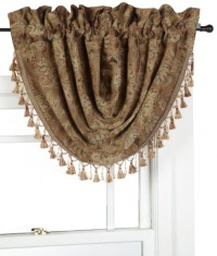 Crocill Home Botticelli Waterfall Swag Valance, Taupe