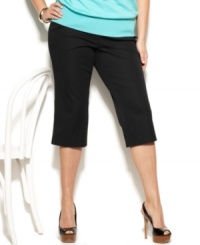 Hitting just below the knee, INC's plus size skimmer shortts are must-haves for season-perfect style!