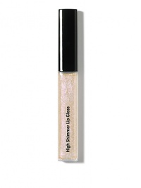 Bobbi's High Shimmer lip gloss combines gorgeous, light-catching shimmer with lasting, non-sticky shine. Made with fine pearls and clear pigments, it stays color-true and gives lips beautiful, brilliant dimension. Plus it's enriched with emollients and Vitamins C and E to moisturize, condition and protect lips, so they feel as good as they look. Whether you wear it on its own or on top of your favorite Lip Color, the new tapered applicator lets you apply it like a pro. 0.2 oz. 