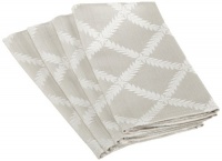 Lenox Laurel Leaf Napkins, White, Set of 4