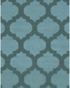 Surya Frontier FT-123 Sea Blue Flat Weave Area Rug 8' x 11'