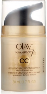 Olay CC Cream - Total Effects Daily Moisturizer plus Touch of Foundation 1.7 Fl Oz, Packaging May Vary