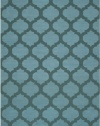 Area Rug 8x11 Rectangle Contemporary Teal Green-Sea Blue Color - Surya Frontier Rug from RugPal