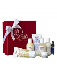 Take a trip through time and experience some of the most iconic, yet innovative, Kiehl's formulations for skin and hair. Collection includes Amino Acid Shampoo (2.5 oz.), Amino Acid Conditioner (2.5 oz.), Creme de Corps Body Moisturizer (2.5 oz.), Creme de Corps Soy Milk & Honey Body Polish (2.5 oz.),Ultimate Strength Hand Salve (2.5 oz.), Ultra Facial Cream (0.25 oz.), Midnight Recovery Concentrate (0.14 oz.). 