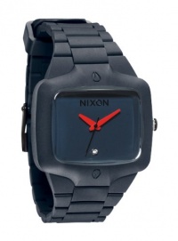 TEST Nixon The Rubber Player Watch,One Size,Navy