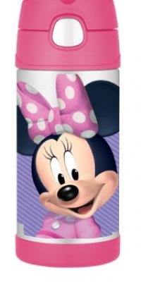 Thermos Funtainer Bottle, Minnie Mouse, 12 Ounce