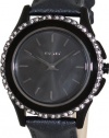 DKNY Brooklyn Black with Crystals Women's watch #NY8704