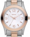 DKNY Silver Dial Two-tone Ladies Watch NY8232