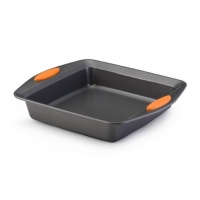 Rachael Ray Oven Lovin' Non-Stick 9 Square Cake Pan, Orange