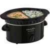 Crock-Pot SCDD 32-Ounce Manual Double Dipper Warmer, Black