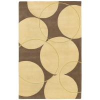 Surya Goa G-77 Ivory Beige/Cocoa Brown Area Rug Size - 5 x 8 ft.