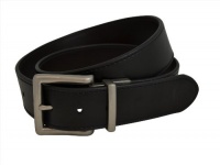 Polo by Ralph Lauren Solid Black & Brown Leather Reversible Belt SZ 34