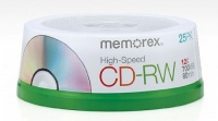 Memorex 80 Minute CD-RW 12x High Speed 25 Pack Spindle