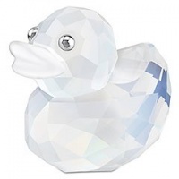 S1041375: SWAROVSKI CRYSTAL FIGURINE, LUCKY LEE DUCK, NEW 2010