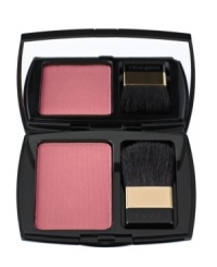 This luxuriously silky powder blush glides on with its own brush to color and contour for a flawless application every time. Color stays true for hours and never looks dry or dull, thanks to moisture-balancing ingredients that keep skin feeling completely comfortable. Oil-free and oil-absorbing. Ideal for all skin types.