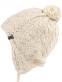 The North Face Fuzzy Earflap Hat - Women's, Moonlight Ivory/Moonlight Ivory, One Size