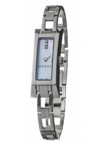 GUCCI Women's YA110516 110 Series Diamond Accented Watch