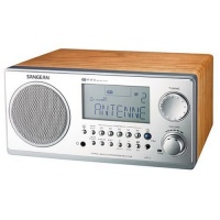 Sangean WR-2 Digital AM/FM Tabletop Radio, Walnut