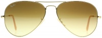 Ray-Ban Aviator 112/85 Aviator Sunglasses,Matte Gold,58 mm