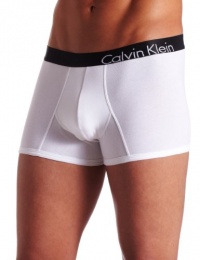 Calvin Klein Men's Bold Trunk, White, Medium