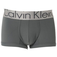 Calvin Klein Men's Steel Micro Low Rise Trunk, Mink, Medium