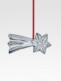 Handcrafted from brilliant lead crystal, this sculptural shooting star will lend festive sparkle to any tree.3.5W X 1.75HLead crystalHandmade in France