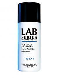 Advanced lightweight formula helps slow down the look of aging for younger, more resilient-looking skin. Key ingredients like Retinyl Palminate and green tea reduce the visibility of lines and wrinkles. Lessens the appearance of skin discolorations, redness and broken capillaries. Helps restore skin tone, firmness and elasticity. Oil free. For all skin types. 1.7 oz. 