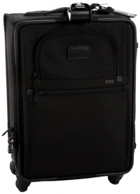 Tumi Alpha Four-Wheeled Expandable International Carry-On,Black,one size