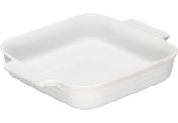 Le Creuset Stoneware 1-1/2-Quart 9-Inch Square Baking Dish, White