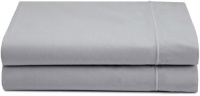 Calvin Klein Home Classic Cord Sheeting Standard Pair Pillowcase, Frost