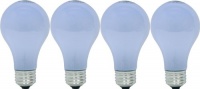 GE 48689 75-Watt A19 Reveal Bulbs, 4-Pack