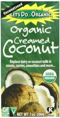 Let's Do Organic Creamed Coconut, 7-Ounce Boxes (Pack of 6)