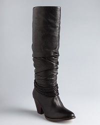 Ella Moss takes her relaxed ready-to-wear aesthetic into scrunched boots, with subtle, wear-everyday Western details.