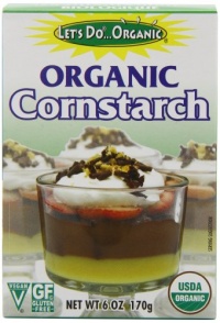 Let's Do...Organic Organic Cornstarch, 6-Ounce Boxes (Pack of 6)