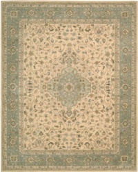 Nourison Rugs Heritage Hall Collection HE21 Beige Round 9' x 9' Area Rug