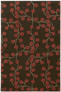 Chocolate Surya Bombay 2'x3' Transitional Rectangle Area Rug from RugPal.com