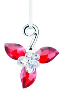 Swarovski Crystal #1054565, Winter Berries Ornament, Light Siam Satin