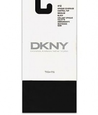 DKNY Opaque Control Top Tights, Medium, Navy