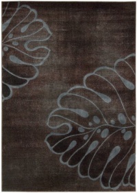 Nourison Expressions Rug, Brown/Blue, 5' 3 x 7' 5