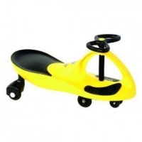 Glowing Yellow Rolling Coaster the Wiggling Wiggle Race Car Premium Scooter