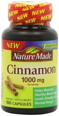 Nature Made Cinnamon Capsules 1000 Mg, 100 Count