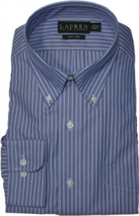 Lauren By Ralph Lauren Non Iron Thin Striped Dress Shirt