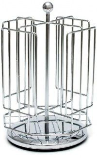 Lipper International Coffee T-Disc Organizer, Chrome