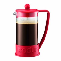 Bodum New Brazil 8-Cup French Press Coffee Maker, 34-Ounce, Red