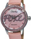 Stuhrling Original Women's 519P.1115A9 Vogue Audrey Peace Swiss Quartz Mother-Of-Pearl Dial Swarovski Crystal Pink Watch