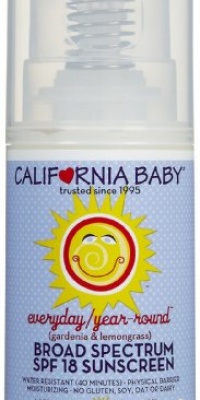 California Baby SPF 18 Everyday/Year-Round, 4.5Ounce