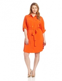 Calvin Klein Women's Plus-Size Shirt Dress