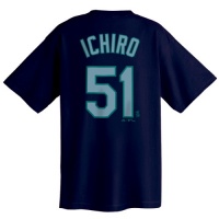 Ichiro Suzuki Seattle Mariners Big & Tall Name & Number Tee